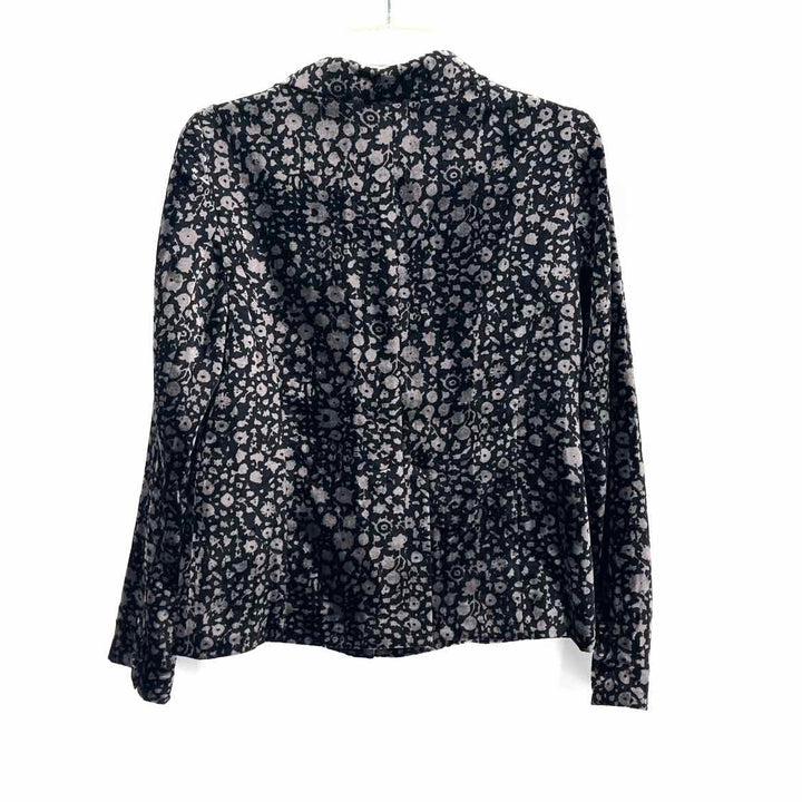 Size 4 Anthropologie Black Velvet Jacket