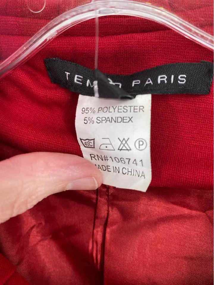 Size 4 TEMPO PARIS Red Jacket