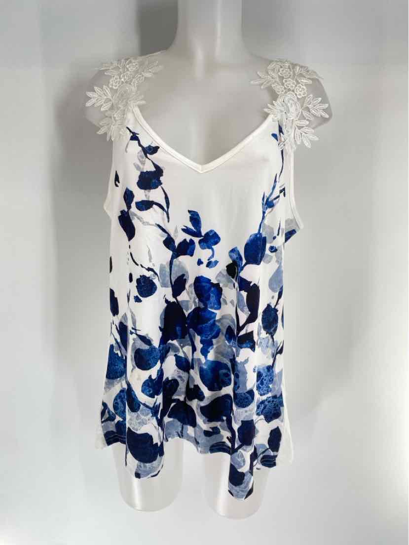Size 3X White Lace Shirt