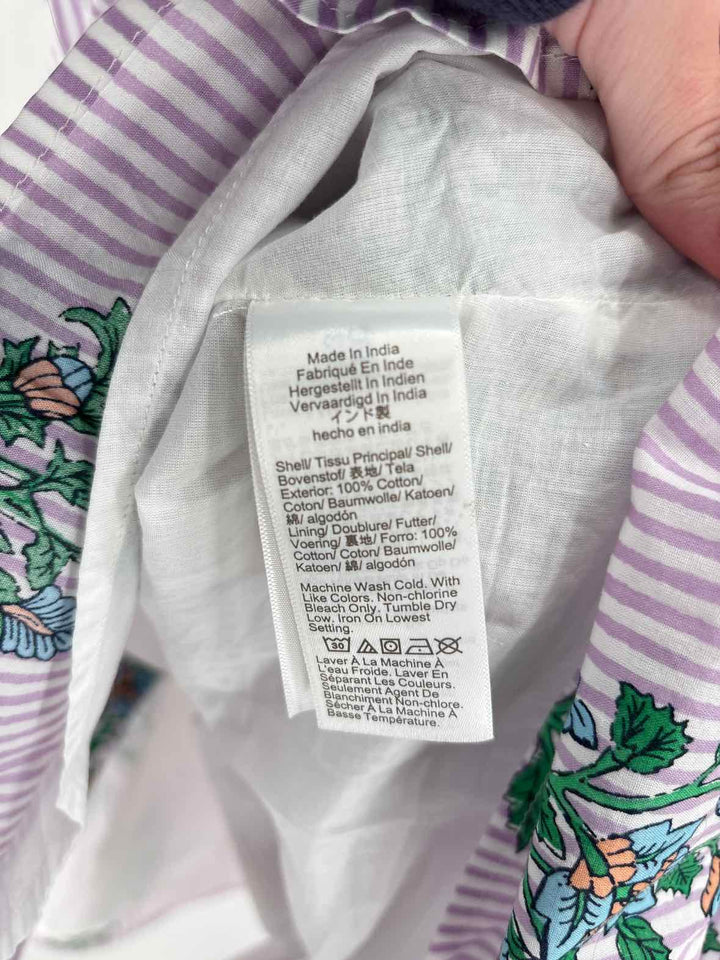 Size 6 J Crew Purple Print Dress