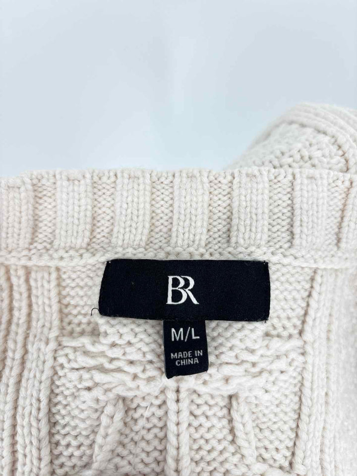Size M/L Banana Republic Ivory Knit Sweater