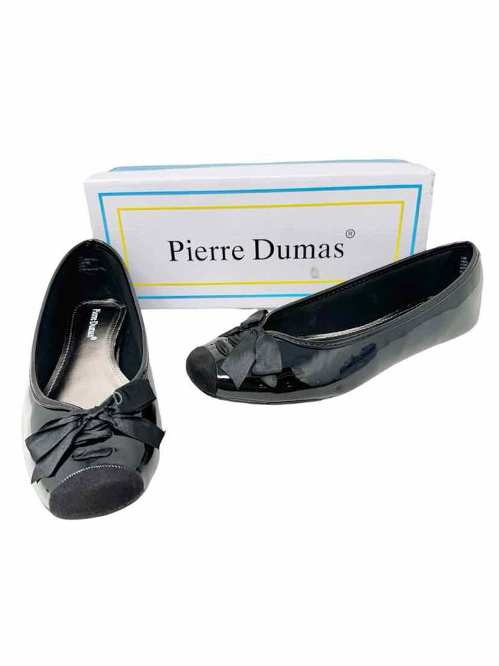 Shoe Size 10 Black PATENT Flats