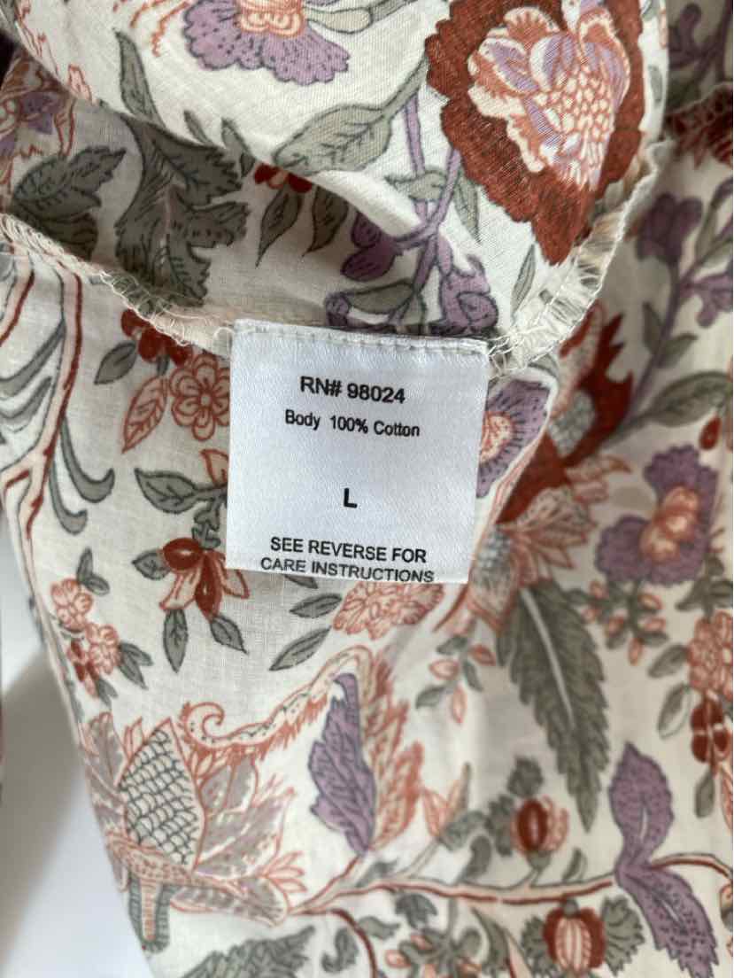 Size L LOVE THE LABEL Multi-Color Shirt