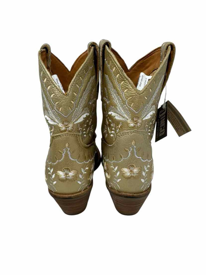 Shoe Size 8.5 DINGO Gold Leather Boots