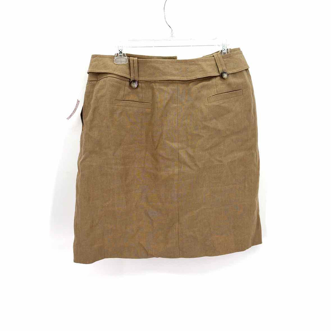 Size 16 Talbots Brown Linen Skirt
