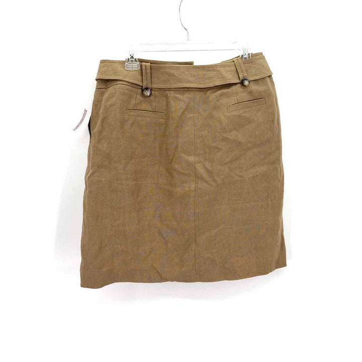 Size 16 Talbots Brown Linen Skirt