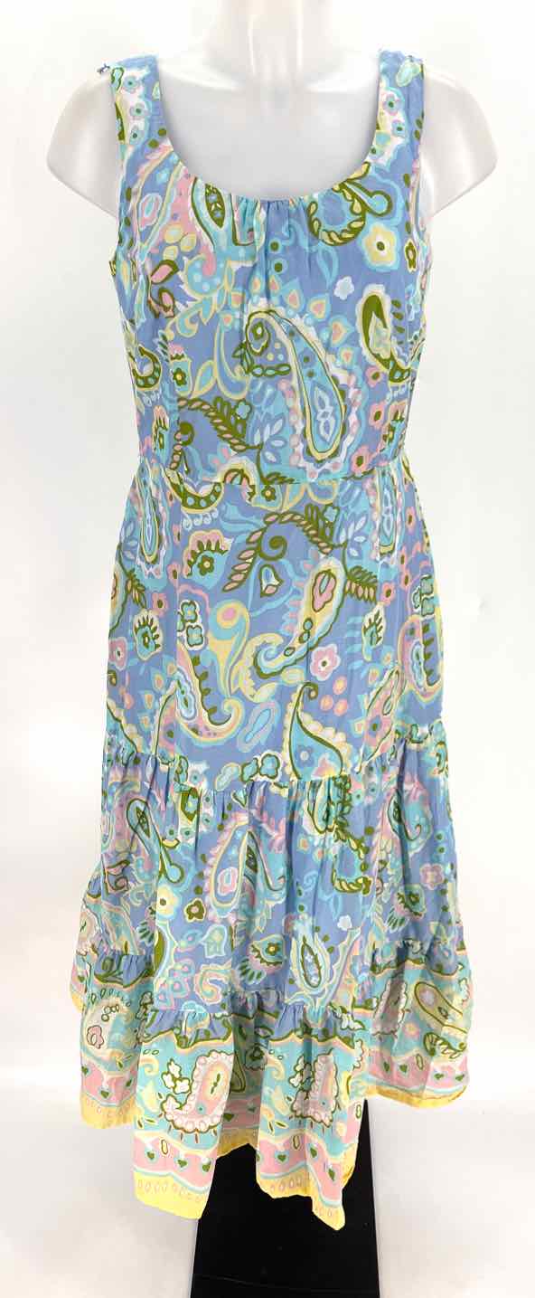 Size 4 Talbots Multi-Color Dress