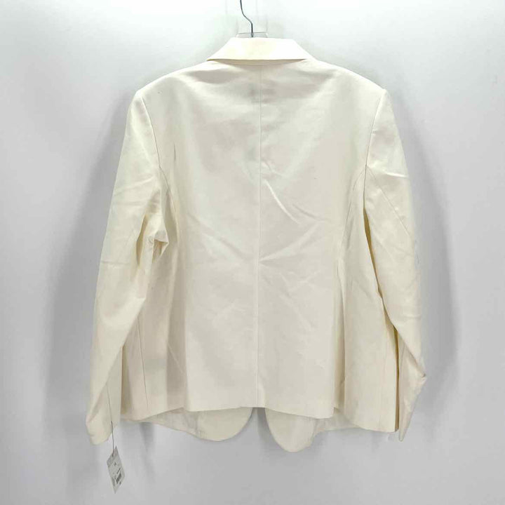 Size 1X LIZ CLAIBORNE White Blazer