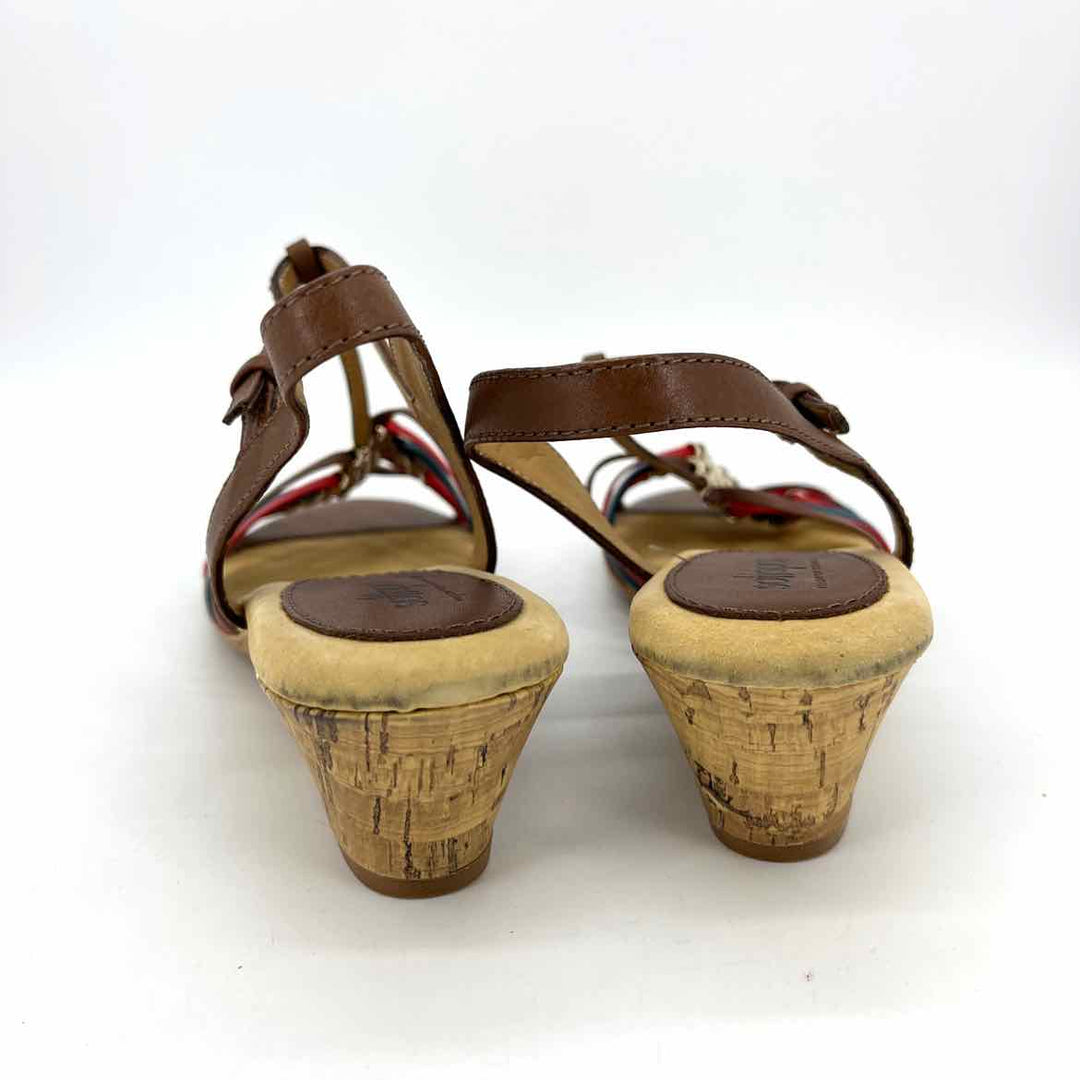 Shoe Size 8 Multi-Color Sandals