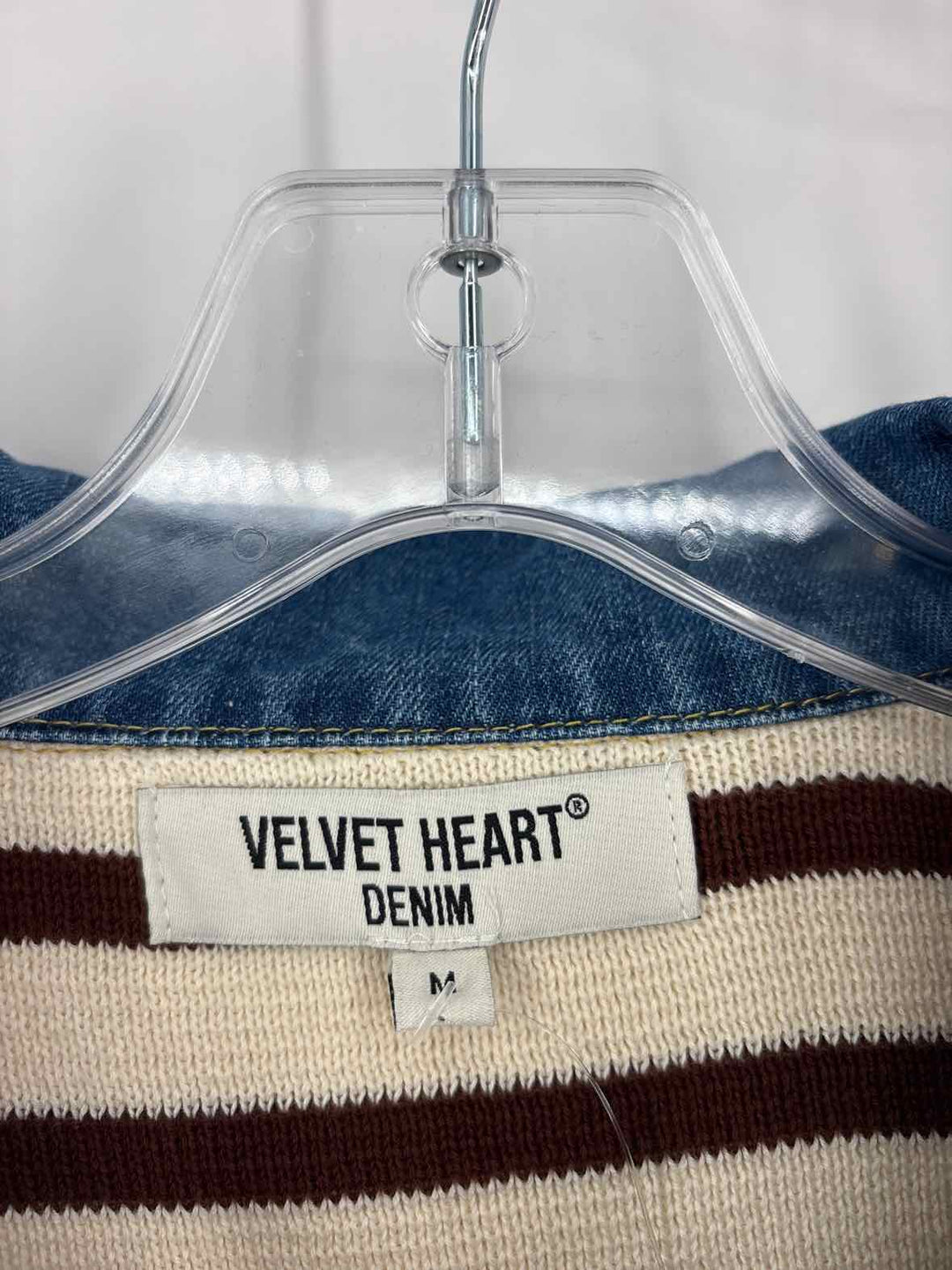 Size M VELVET HEART Cream Sweater