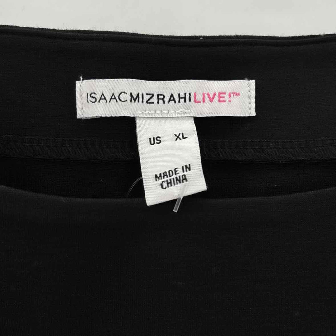 Size XL ISSAC MIZRAHI Black Shirt