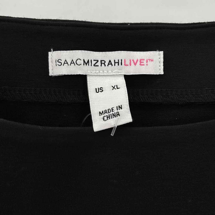 Size XL ISSAC MIZRAHI Black Shirt