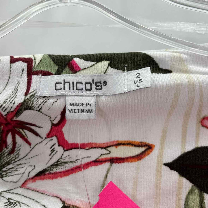 Size L Chico's Multi-Color Shirt