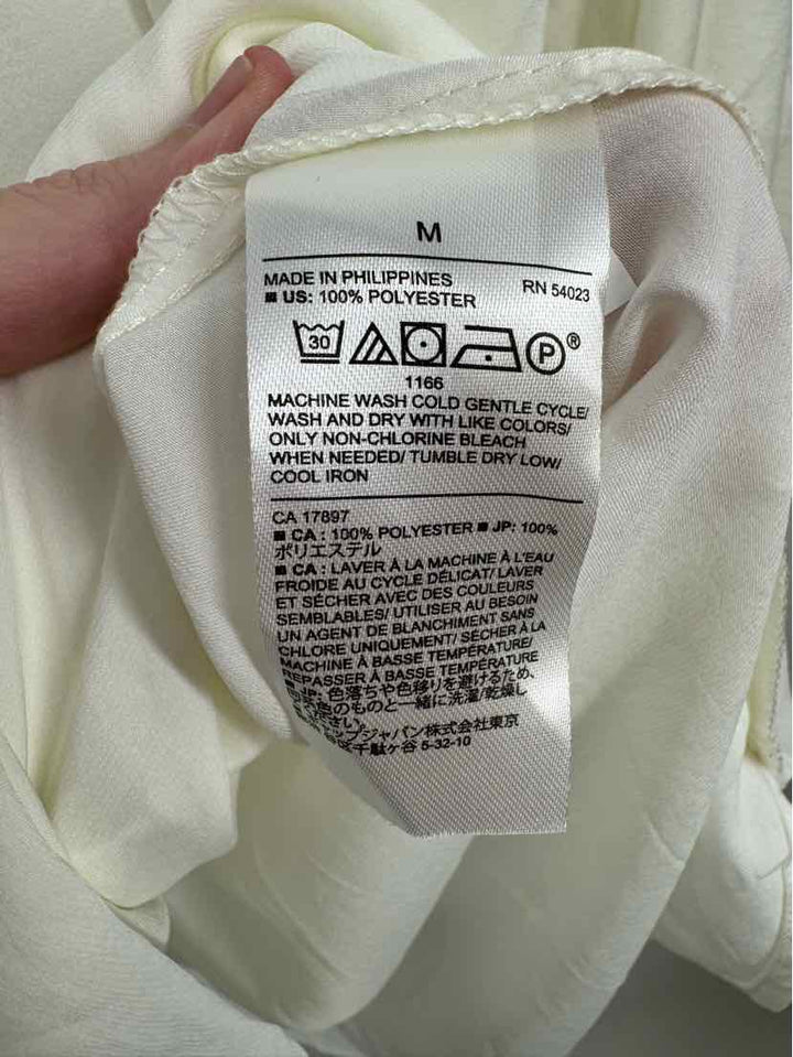 Size M Banana Republic Cream Shirt