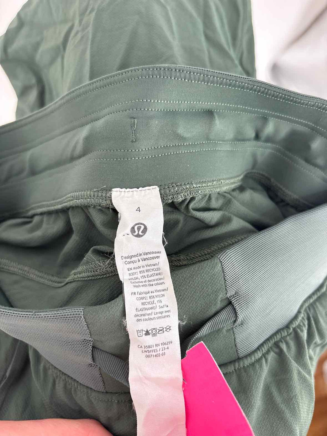 Size 4 Lululemon Green Pants