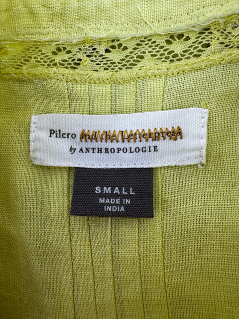 Size S Pilcro & the Letterpress Yellow Shirt