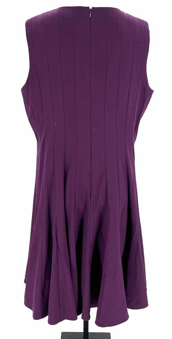 Size 18 Calvin Klein Purple Knit Dress