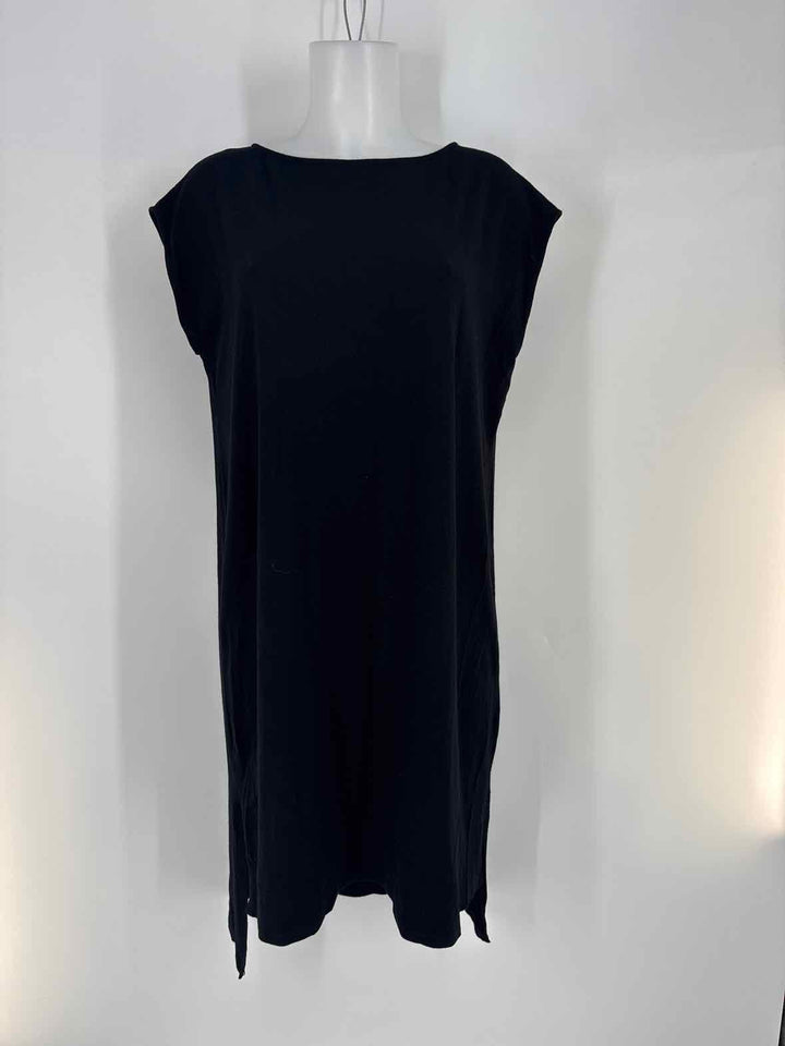 Size M Eileen Fisher Black Dress