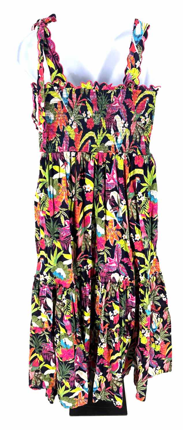 Size 1X CROWN & IVY Multi-Color Knit Dress