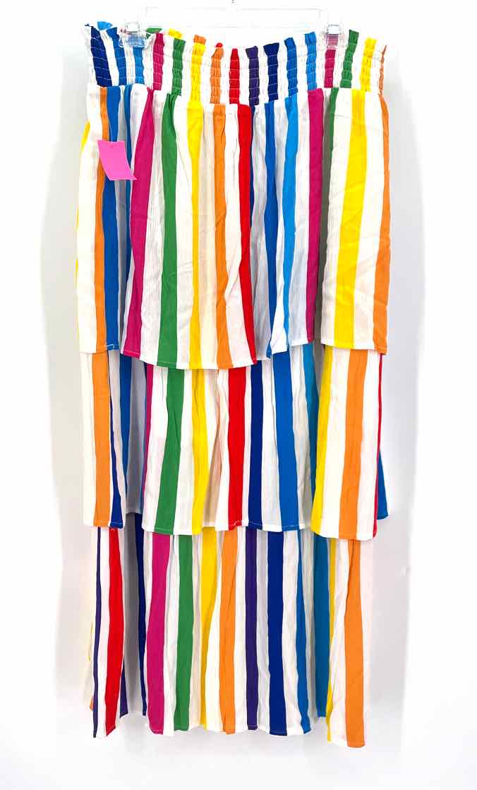 Size L NY & CO Multi-Color Skirt
