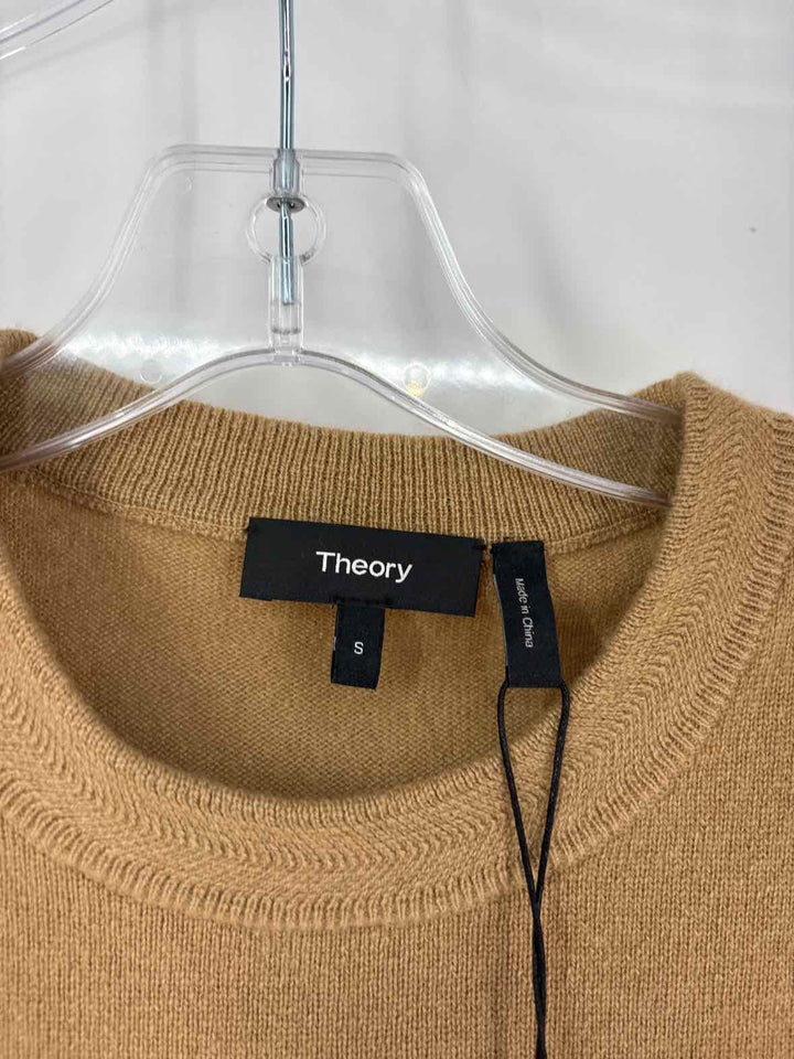 Size S THEORY Camel Cashmere Sweater