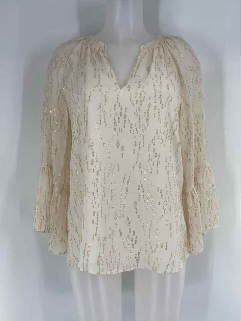 Size S Lilly Pulitzer Cream Shirt