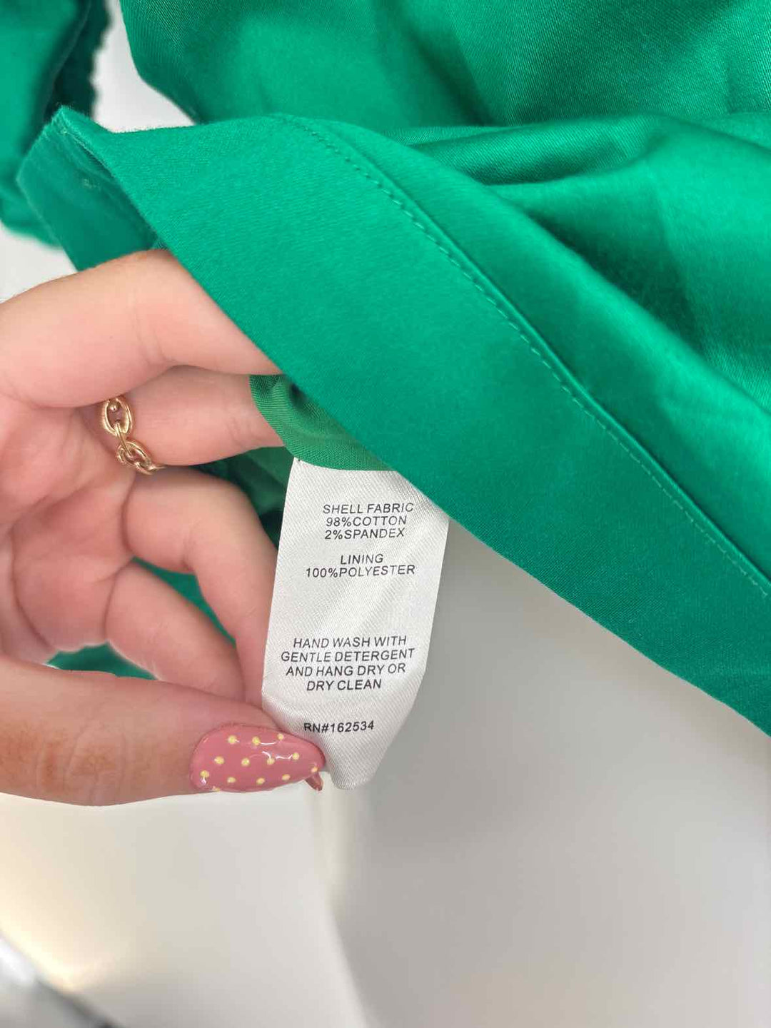 Size XS ELIZABETH MCKAY Green Dress