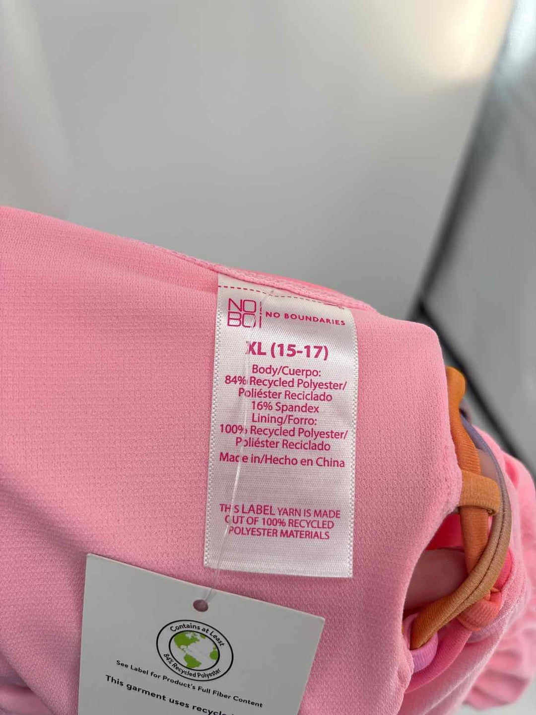 Size XL NO BOUNDRIES Multi-Color Swimsuit