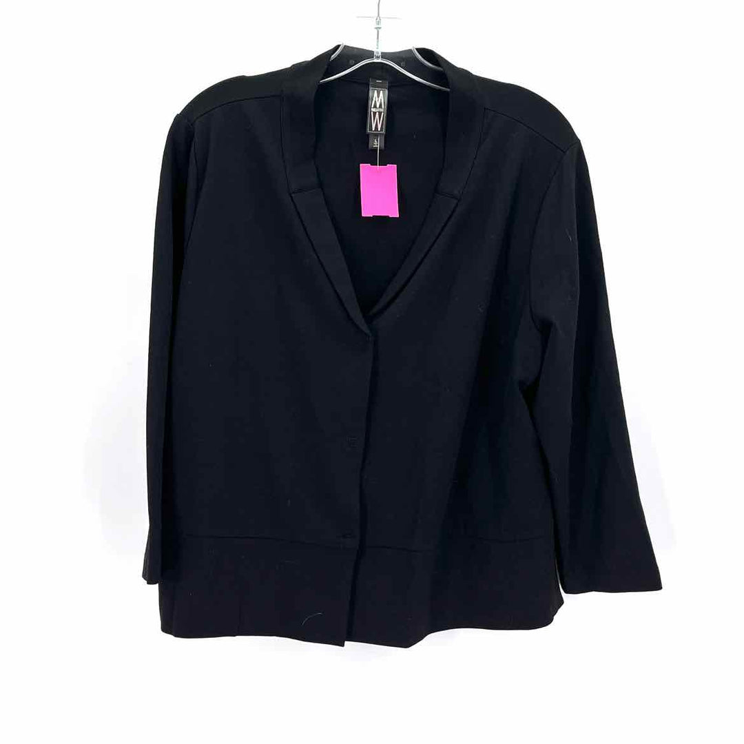 Size L MARLA WYNNE Black Cardigan