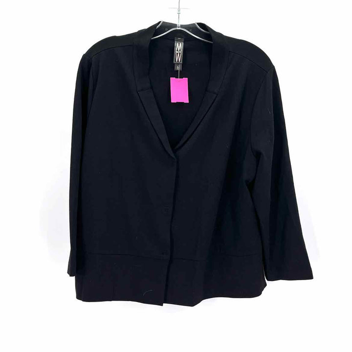 Size L MARLA WYNNE Black Cardigan