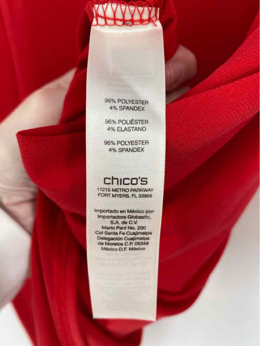 Size M Chico's Red Shirt