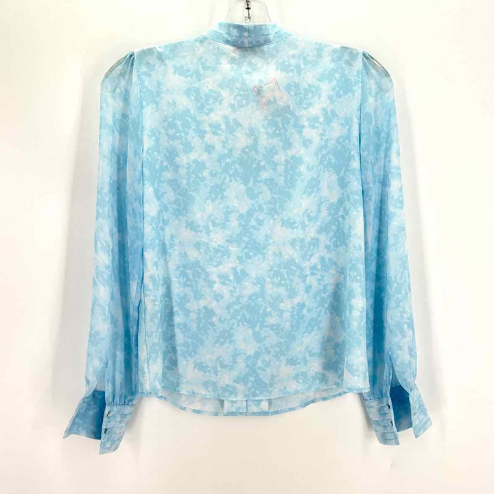 Size S Calvin Klein Blue Print Shirt