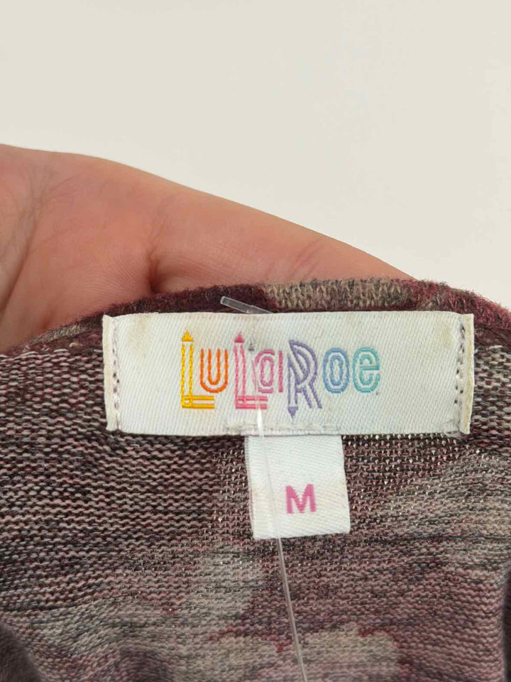 Size M lularoe Burgundy Cardigan