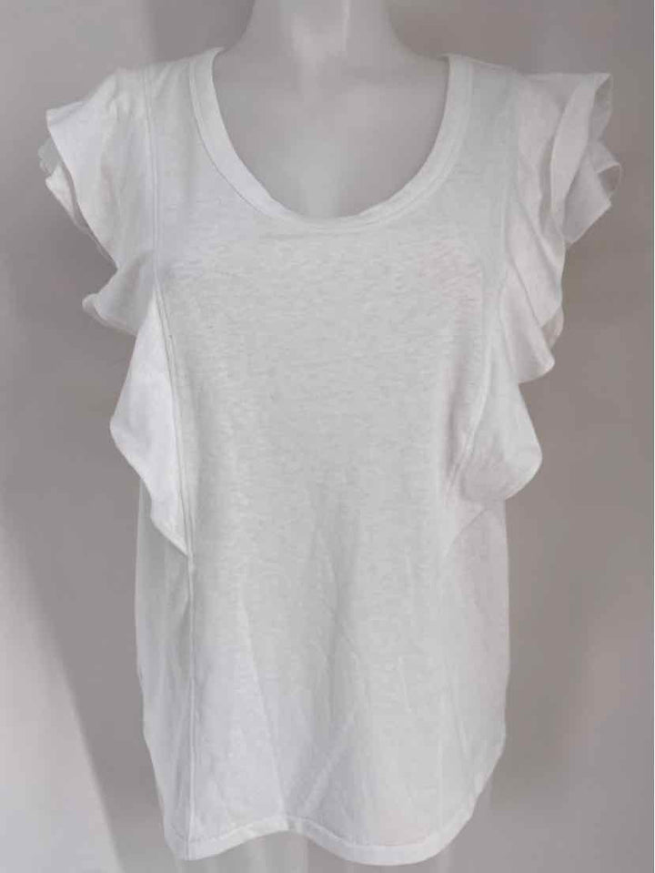 Size M Ann Taylor White Cotton Shirt