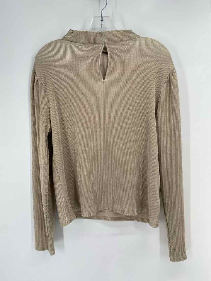 Size M Ann Taylor Gold Shirt