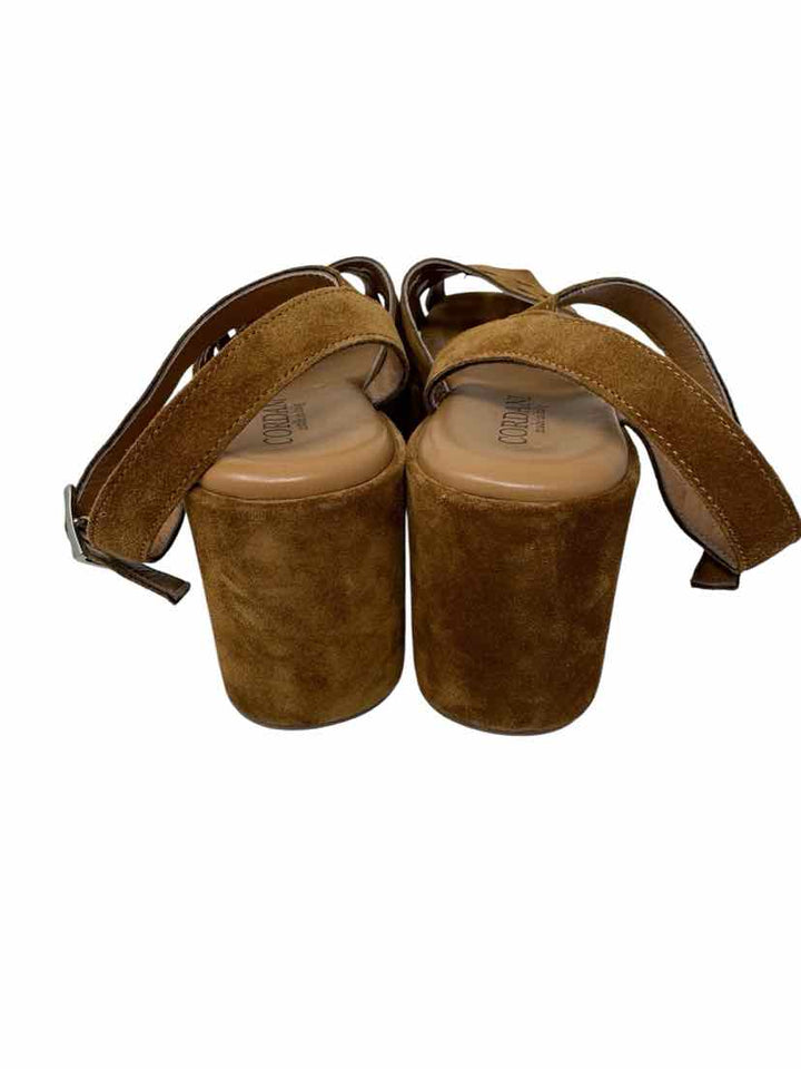 Shoe Size 40 CORDANI Tan Suede Sandals