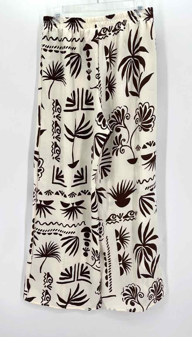 Size L White Print Pants