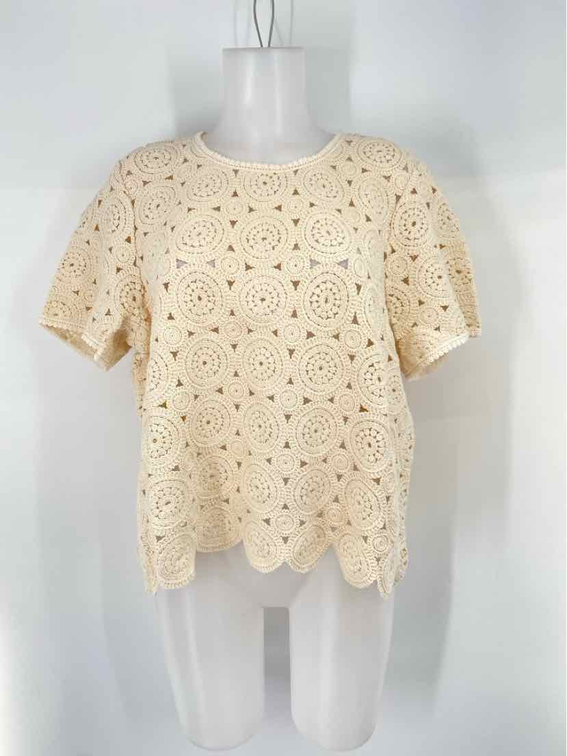 Size L J JILL Tan Sweater