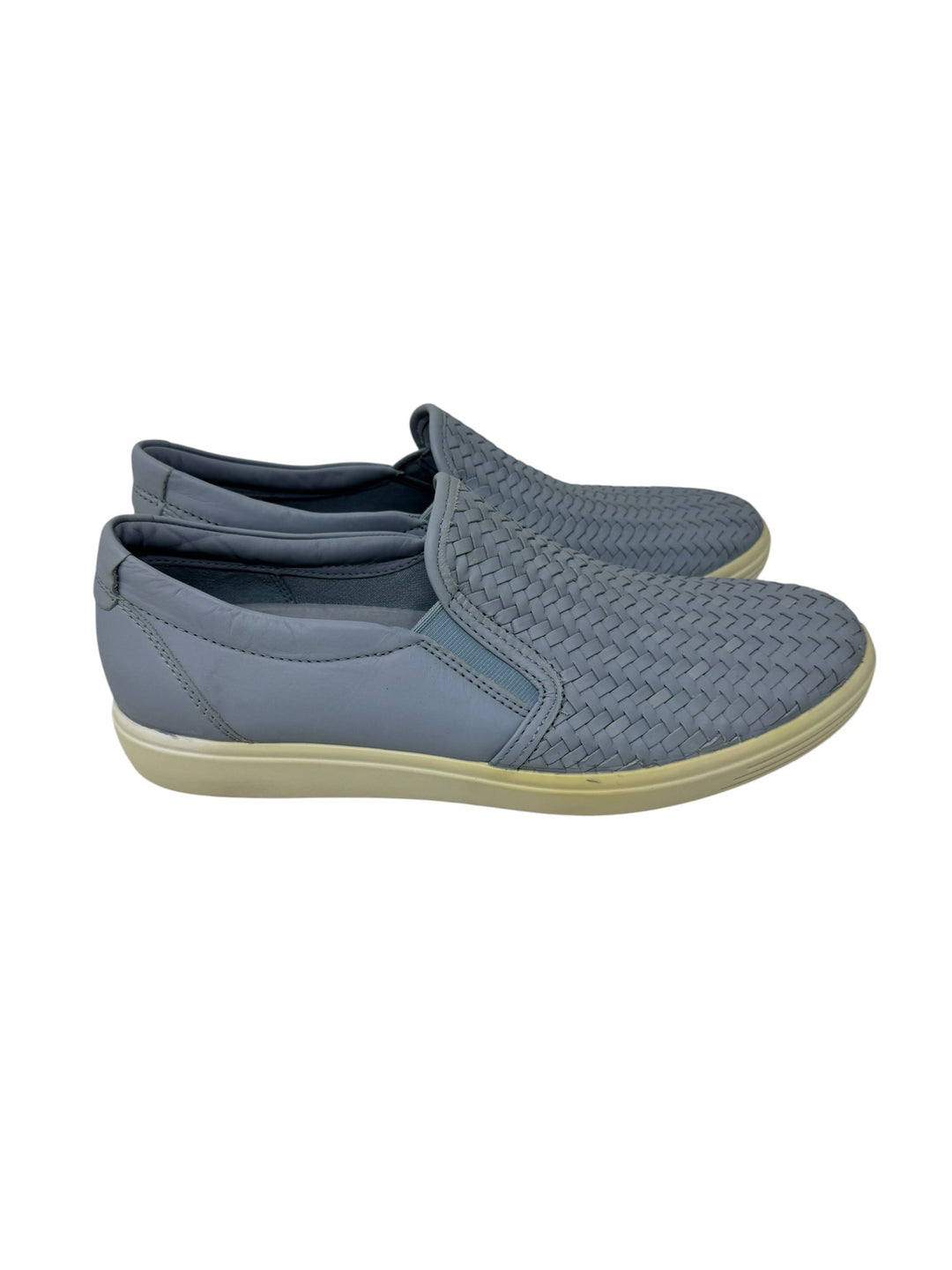 Shoe Size 40 ECCO Blue Leather Flats