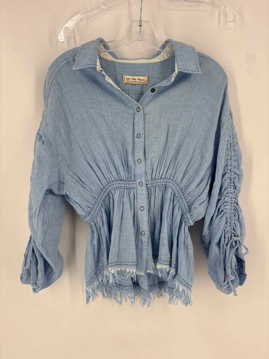Size S WE THE FREE Blue Shirt