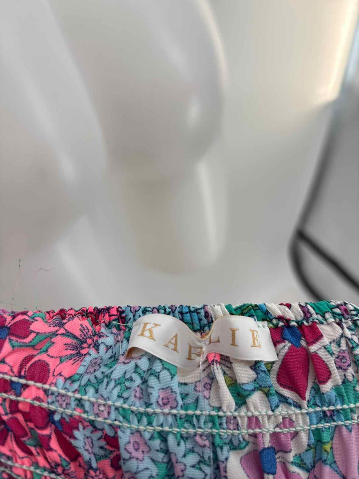 Size L KARLIE Multi-Color Dress