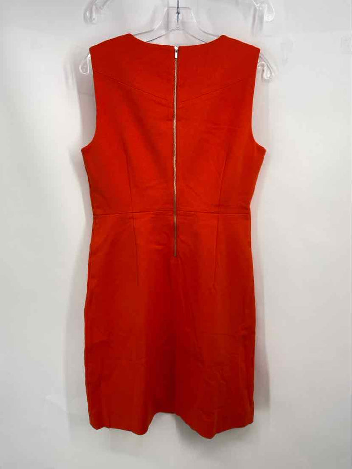 Size 10 DIANE VON FURSTENBERG Orange Dress