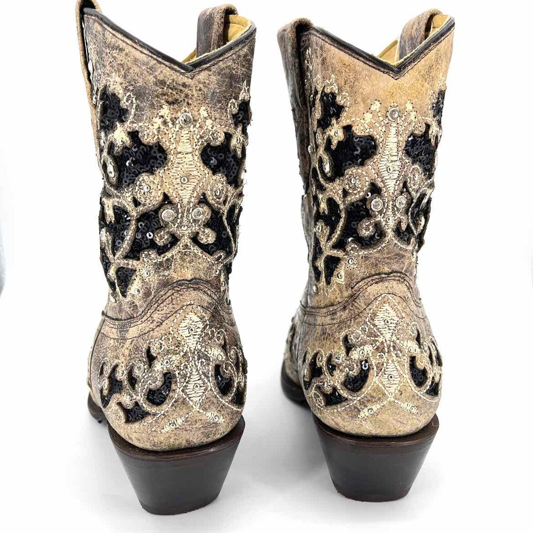 Shoe Size 8 CORRAL Tan Leather Boots