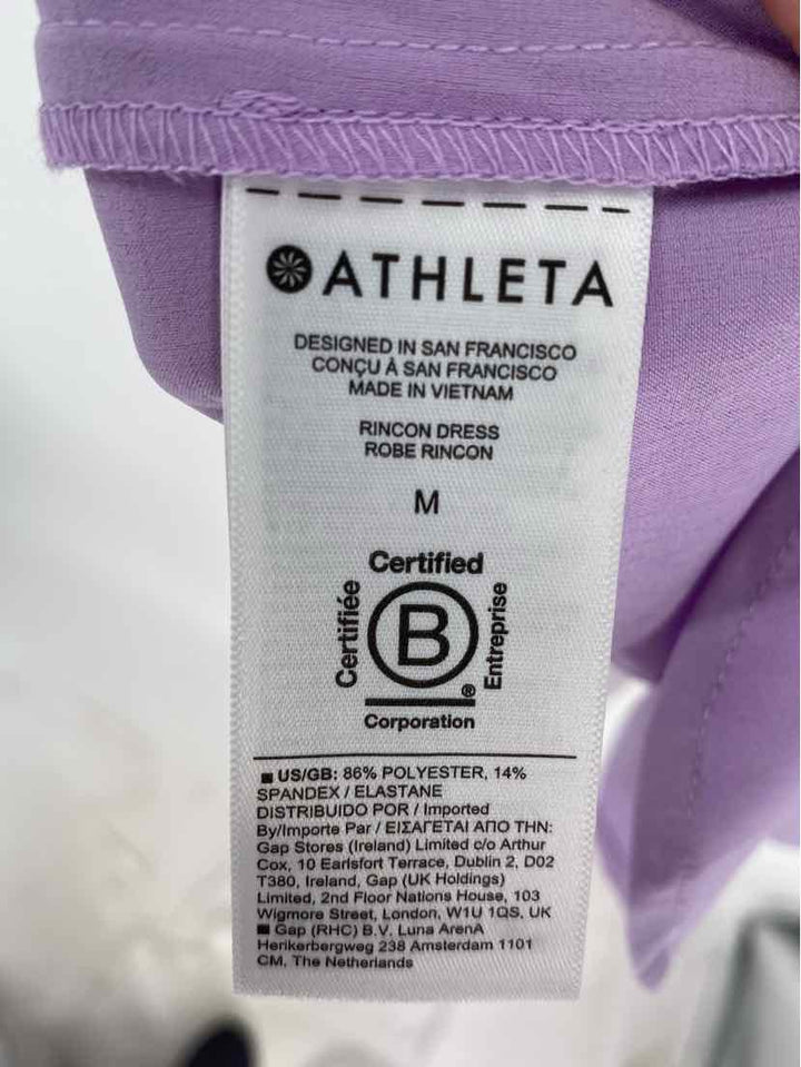 Size M Athleta Purple Dress