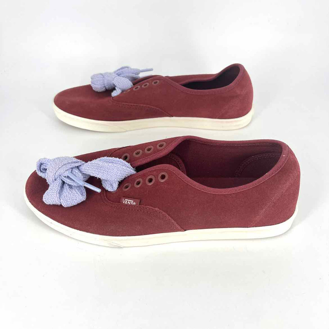 Shoe Size 9.5 Vans Burgundy Sneakers