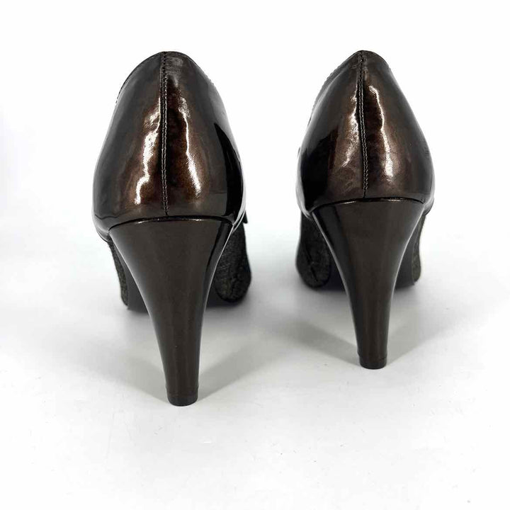 Shoe Size 8 IMPO Brown PATENT Heels