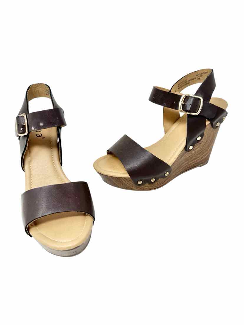 Shoe Size 6 DIBA Brown Leather Sandals