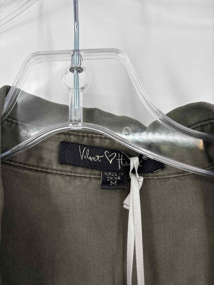 Size M VELVET HEART Olive Dress
