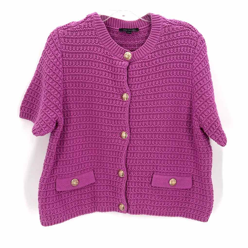 Size XL Ann Taylor Purple Sweater