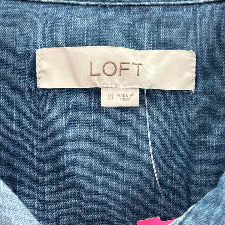 Size XL LOFT Denim Shirt